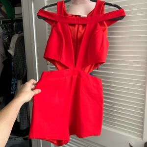Superdown Off Shoulder Romper